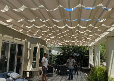 Slide on Wire Patio Cover